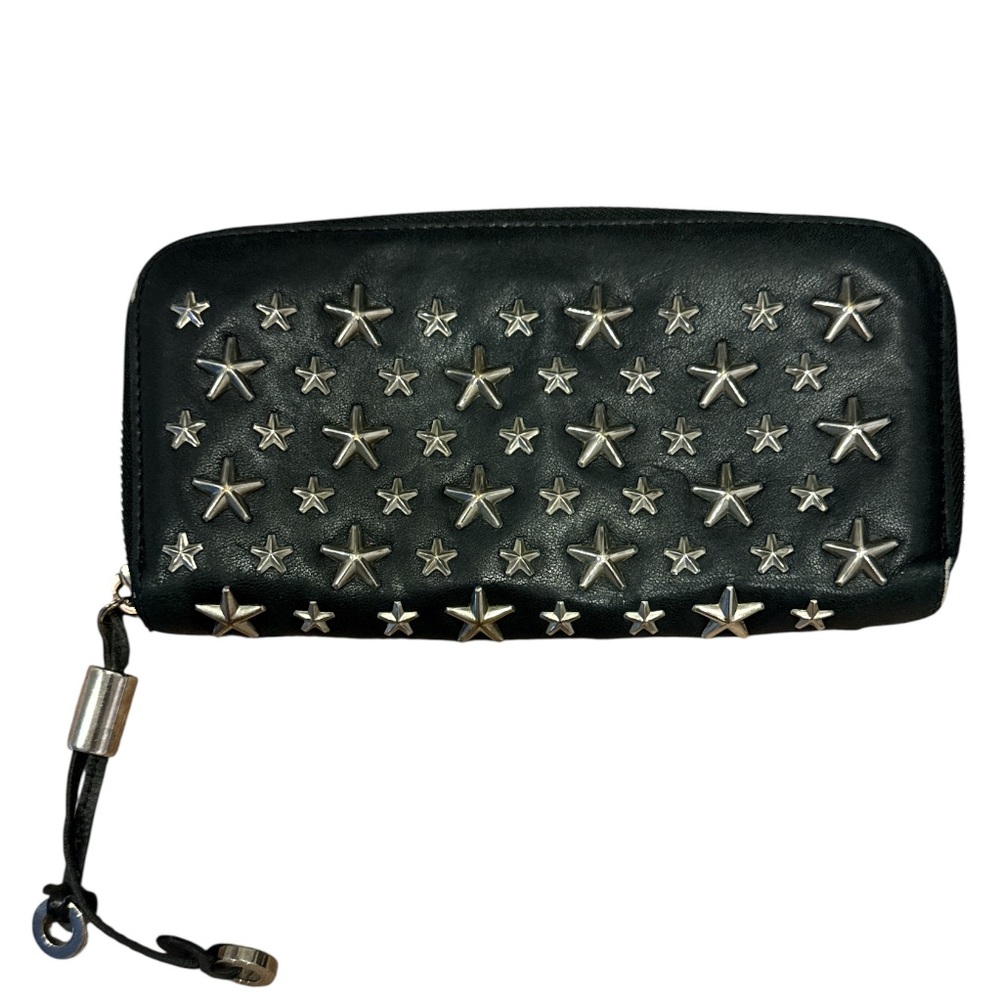 Jimmy Choo Black and Silver Studded Tote Bag & Wallet Set - Picture 7 of 9